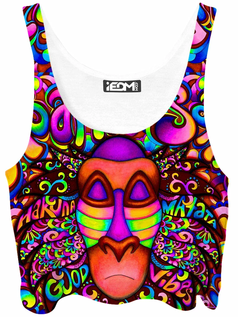 Rafiki Vibes Crop Top T6 Rafiki Vibes Crop Top -iEDM Shop brizbazaar rafiki vibes crop top