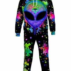 T6 Splatter Alien Onesie