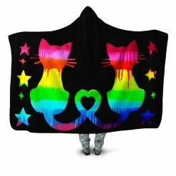 T6 Autumn Rose Hooded Blanket