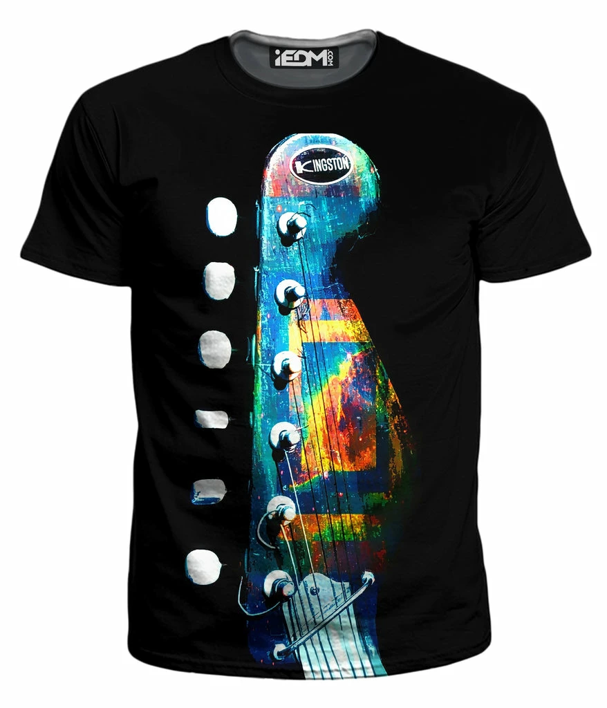 Spiral Guitar Men's T-Shirt T6 Spiral Guitar Men's T-Shirt -iEDM Shop crazykona spiral guitar men s t shirt