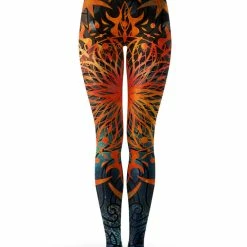 T6 Fire Ornament Leggings