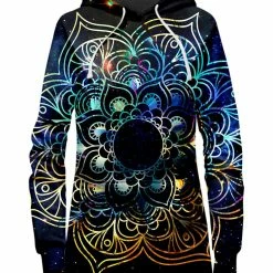 T6 Galaxy Mandala Hoodie Dress