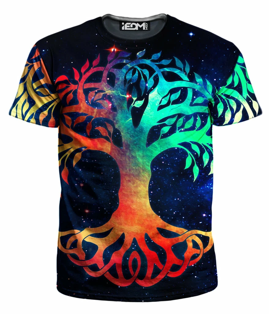 Tree of Life Men's T-Shirt T6 Tree Of Life Men's T-Shirt -iEDM Shop mcashe spiritual art tree of life men s t shirt