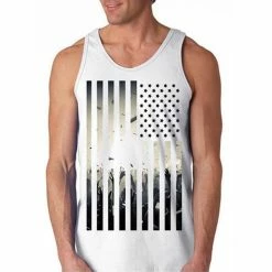 On Cue Apparel American Rave Flag Tank Top