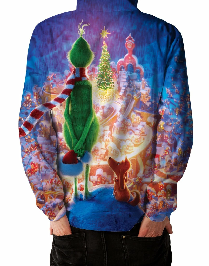 Christmas Grinch Ugly Unisex Hoodie T6 Christmas Grinch Ugly Unisex Hoodie -iEDM Shop on cue apparel christmas grinch ugly hoodie