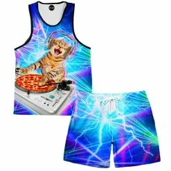 Ready To Ship DJ Paws Tank And Shorts Combo