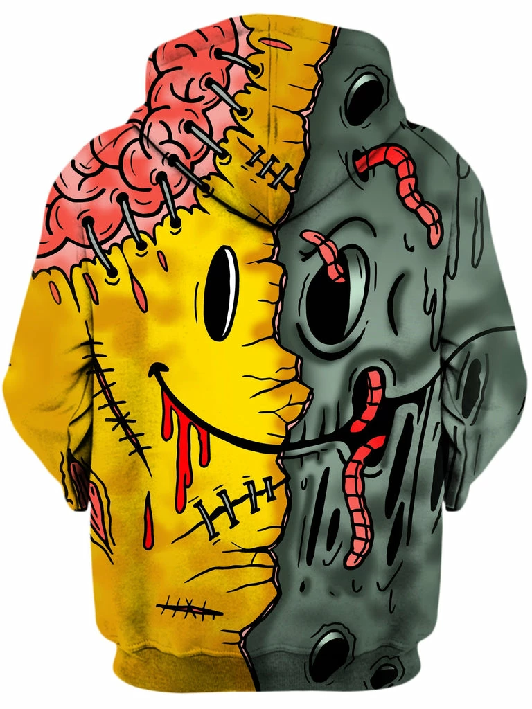Emoji Zombie Unisex Hoodie T6 Emoji Zombie Unisex Hoodie -iEDM Shop on cue apparel emoji zombie hoodie