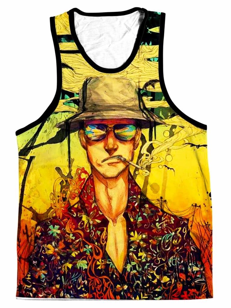Fear and Loathing Men's Tank T6 Fear And Loathing Men's Tank -iEDM Shop on cue apparel fear and loathing men s tank