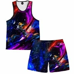 Ready To Ship Galactic Waves Tank And Shorts Combo