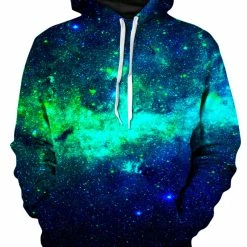 T6 Green Galaxy Unisex Hoodie