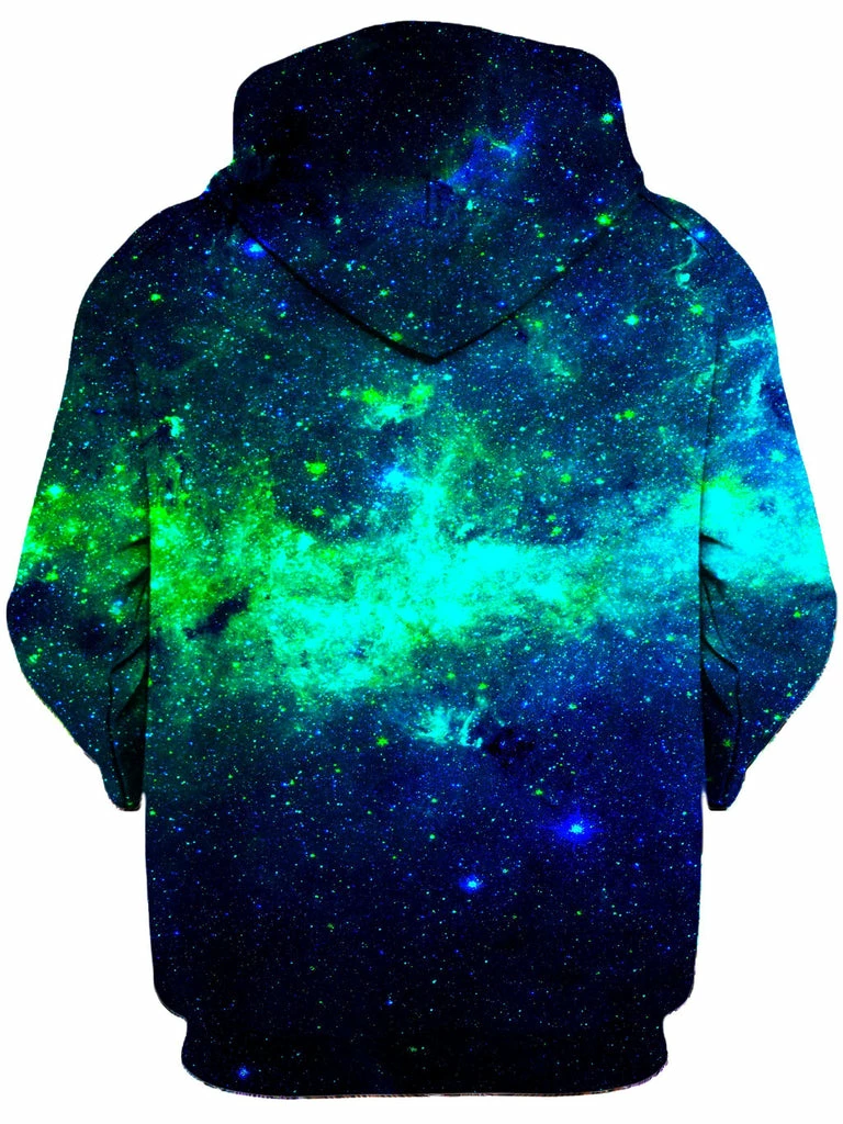 Green Galaxy Unisex Hoodie T6 Green Galaxy Unisex Hoodie -iEDM Shop on cue apparel green galaxy hoodie