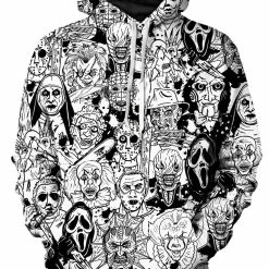 T6 Horror Villains Unisex Hoodie