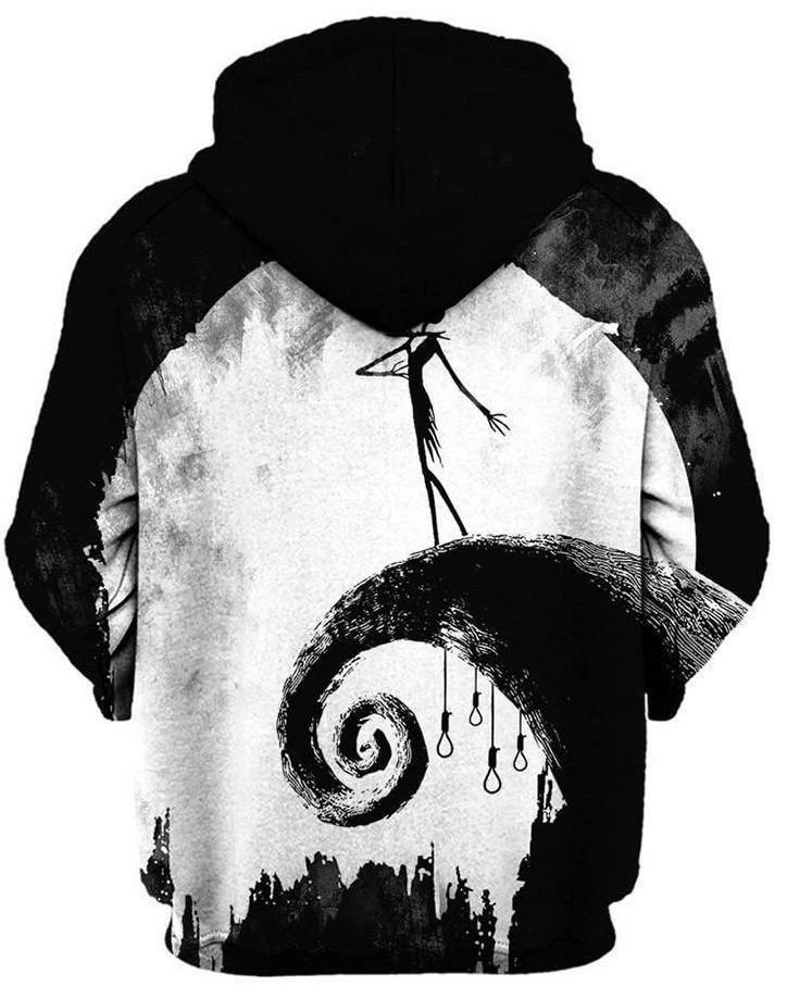 Jack Skellington Unisex Hoodie T6 Jack Skellington Unisex Hoodie -iEDM Shop on cue apparel jack skellington hoodie