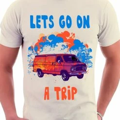 On Cue Apparel Let's Go On A Trip T-Shirt