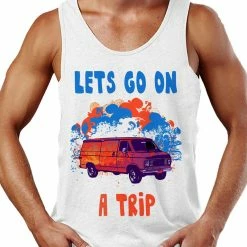 On Cue Apparel Lets Go On A Trip Tank Top