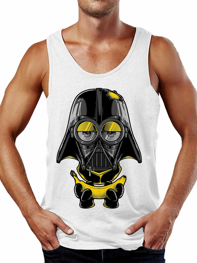 Minion Vader Tank Top On Cue Apparel Minion Vader Tank Top -iEDM Shop on cue apparel minion vader tank top