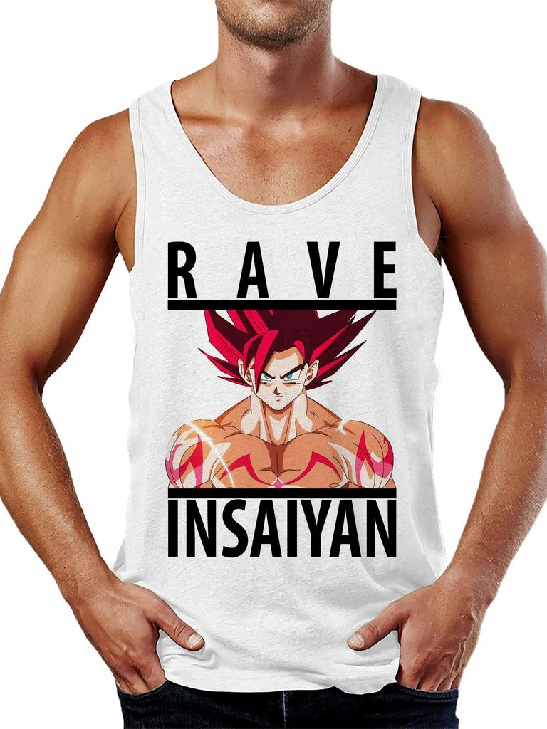 Rave Insaiyan Tank Top On Cue Apparel Rave Insaiyan Tank Top -iEDM Shop on cue apparel rave insaiyan tank top