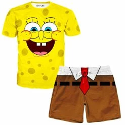 Ready To Ship Sponge Life T-Shirt And Shorts Combo