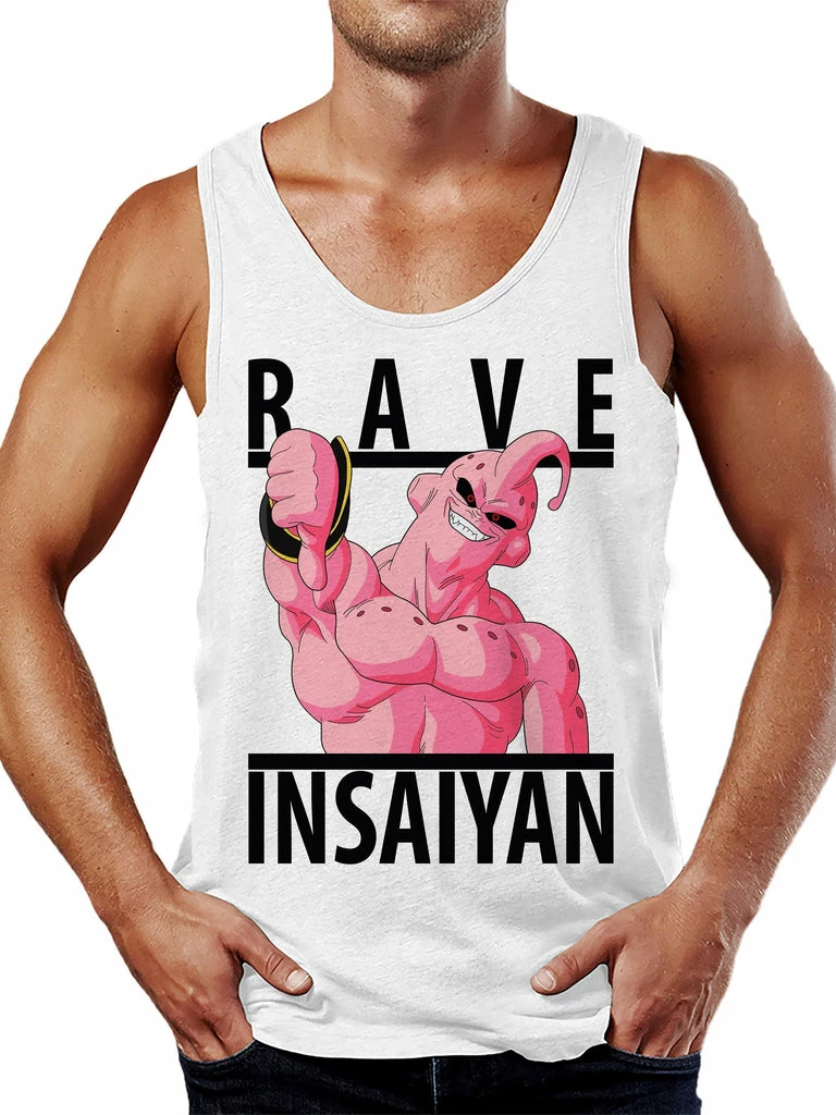 Super Buu Tank Top On Cue Apparel Super Buu Tank Top -iEDM Shop on cue apparel super buu tank top