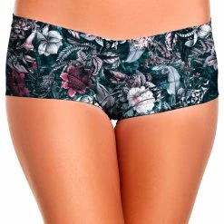 Ready To Ship Blue Garden Crop Top And Booty Shorts Combo 4 Ready To Ship Blue Garden Crop Top And Booty Shorts Combo -iEDM Shop riza peker blue garden crop top and booty shorts combo 28140299616331 1024x1024