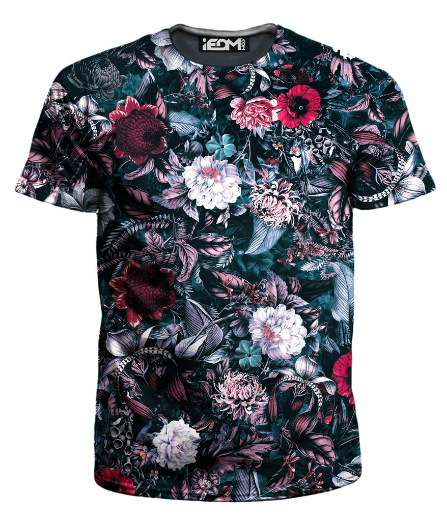 Ready To Ship Blue Garden T-Shirt And Shorts With PM 2.5 Face Mask Combo - Image 2