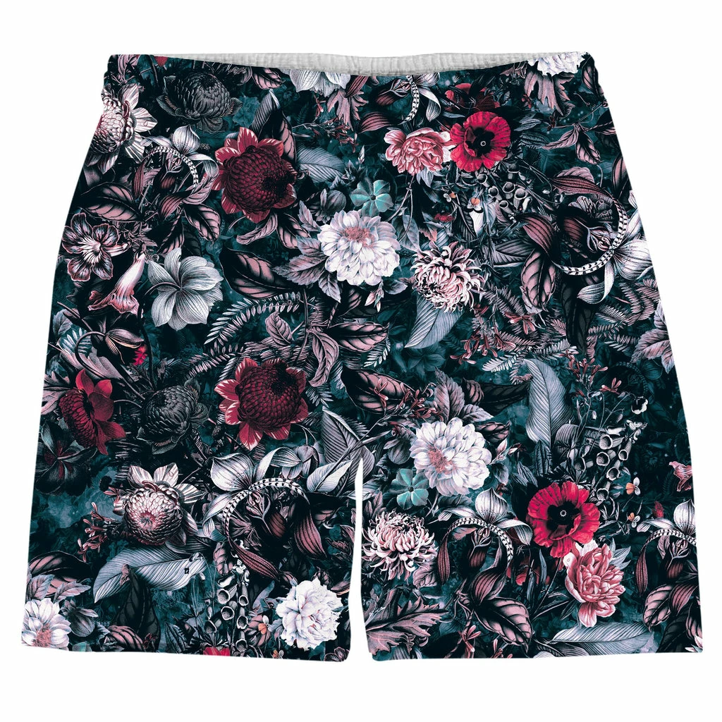 Ready To Ship Blue Garden T-Shirt And Shorts With PM 2.5 Face Mask Combo - Image 3