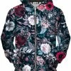 T6 Blue Garden Unisex Zip-Up Hoodie