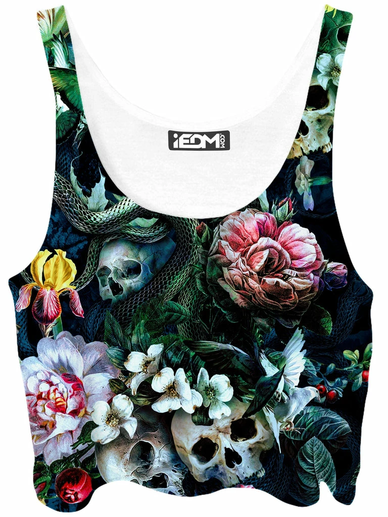 Dark Splendor Crop Top and Booty Shorts Combo Ready To Ship Dark Splendor Crop Top And Booty Shorts Combo -iEDM Shop riza peker dark splendor crop top and booty shorts combo