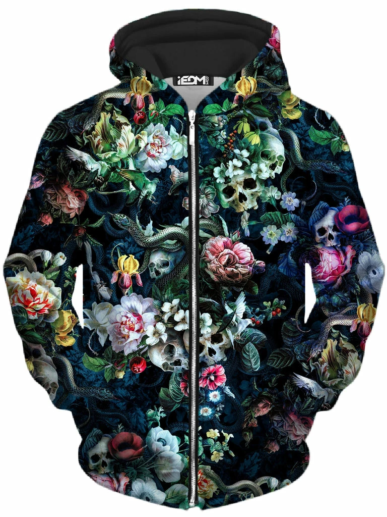 Ready To Ship Dark Splendor Zip-Up Hoodie And Joggers Combo - Image 2