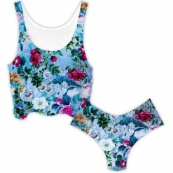 Ready To Ship Lennon Crop Top And Booty Shorts Combo