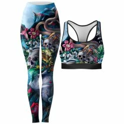 Ready To Ship Live And Die Rave Bra And Leggings Combo