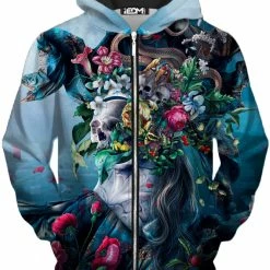 T6 Live And Die Unisex Zip-Up Hoodie