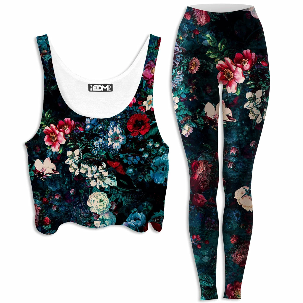 Neon Land Crop Top and Leggings Combo Ready To Ship Neon Land Crop Top And Leggings Combo -iEDM Shop riza peker neon land crop top and leggings combo