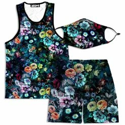 Ready To Ship Neverland Tank And Shorts With PM 2.5 Face Mask Combo