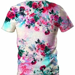 T6 Pink Floral Men's T-Shirt 3 T6 Pink Floral Men's T-Shirt -iEDM Shop riza peker pink floral men s t shirt 10922137550923 1024x1024