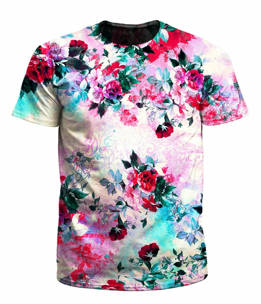 Ready To Ship Pink Floral T-Shirt And Shorts Combo - Image 2