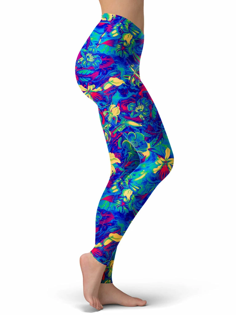 T6 Poisonous Flowers Leggings - Image 2