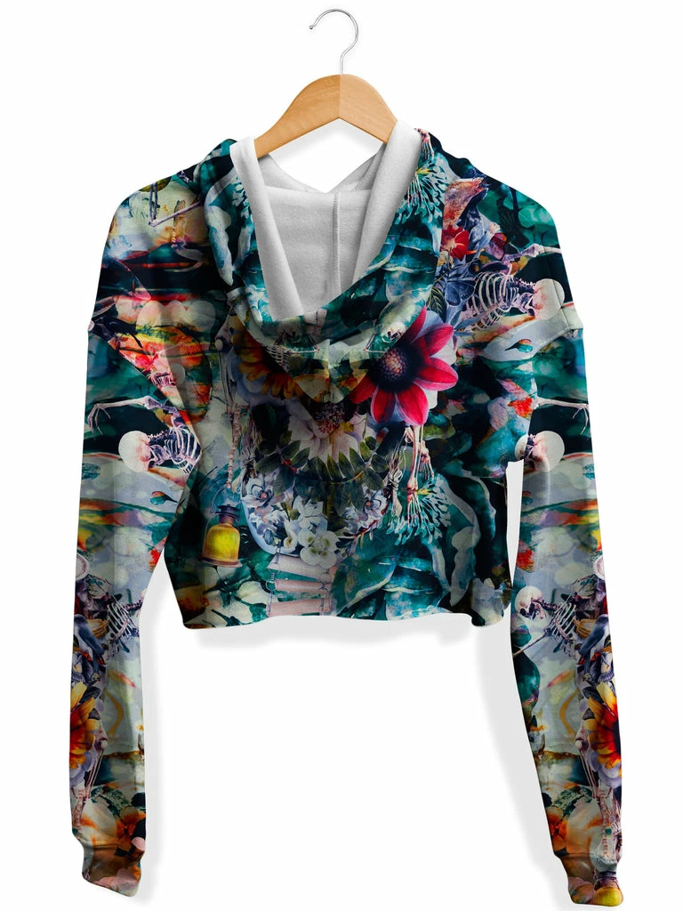 Scarecrow Fleece Crop Hoodie T6 Scarecrow Fleece Crop Hoodie -iEDM Shop riza peker scarecrow fleece crop hoodie