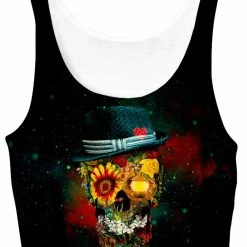 T6 Skull Lover Crop Top