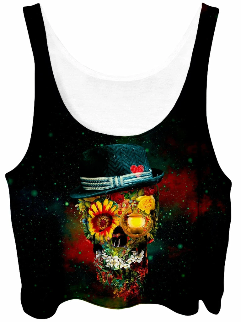 T6 Skull Lover Crop Top 3 T6 Skull Lover Crop Top
