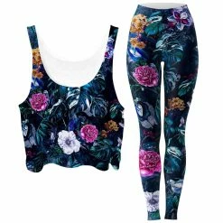 Ready To Ship South Beach Crop Top And Leggings Combo