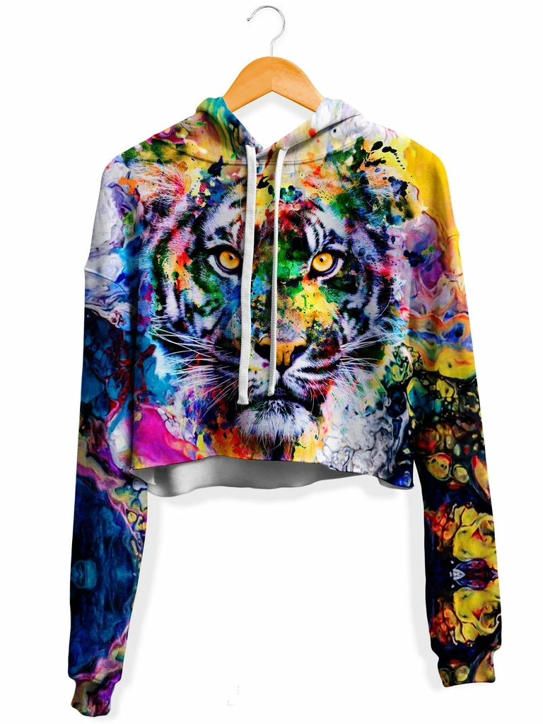 T6 Tiger Fleece Crop Hoodie 3 T6 Tiger Fleece Crop Hoodie