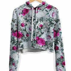 T6 Vapor Fleece Crop Hoodie