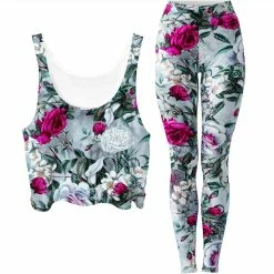 Ready To Ship Vapor Crop Top And Leggings Combo