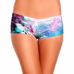Ready To Ship Wolf Crop Top And Booty Shorts Combo -iEDM Shop riza peker wolf crop top and booty shorts combo 3748272537675 1024x1024