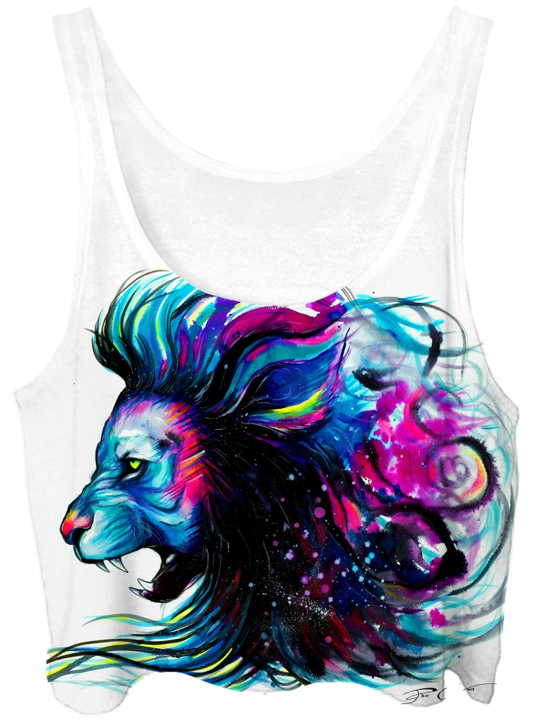 Lion Color Crop Top T6 Lion Color Crop Top -iEDM Shop svenja jodicke lion color crop top
