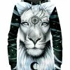 T6 Lion Galaxy Hoodie Dress