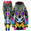 Ready To Ship Suger Skull Hoodie Dress And Leggings Combo