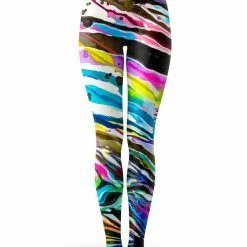 T6 Zebra Bunt Foil Leggings