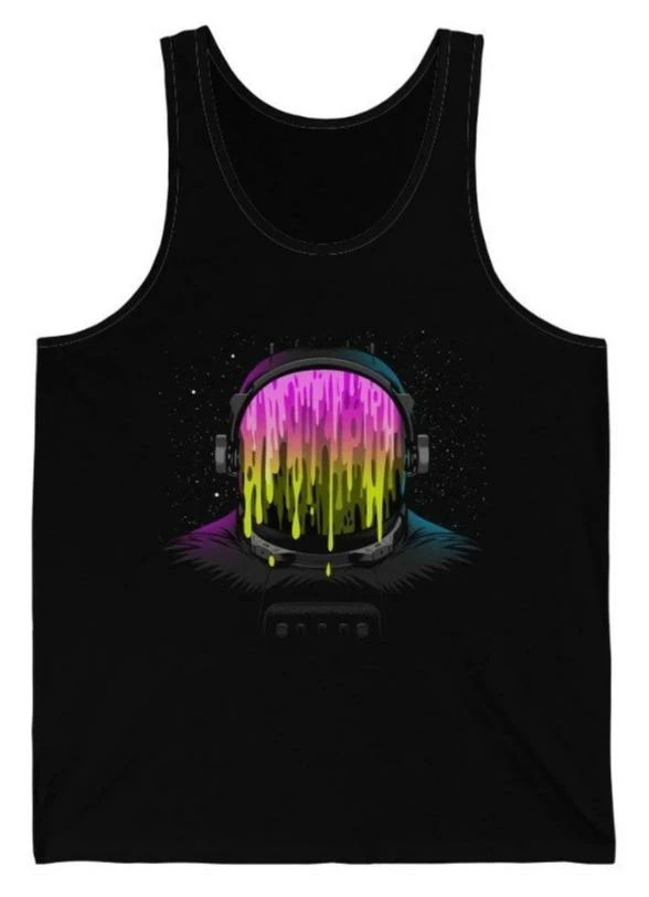 Printify Astronaut Graphic Tank Top